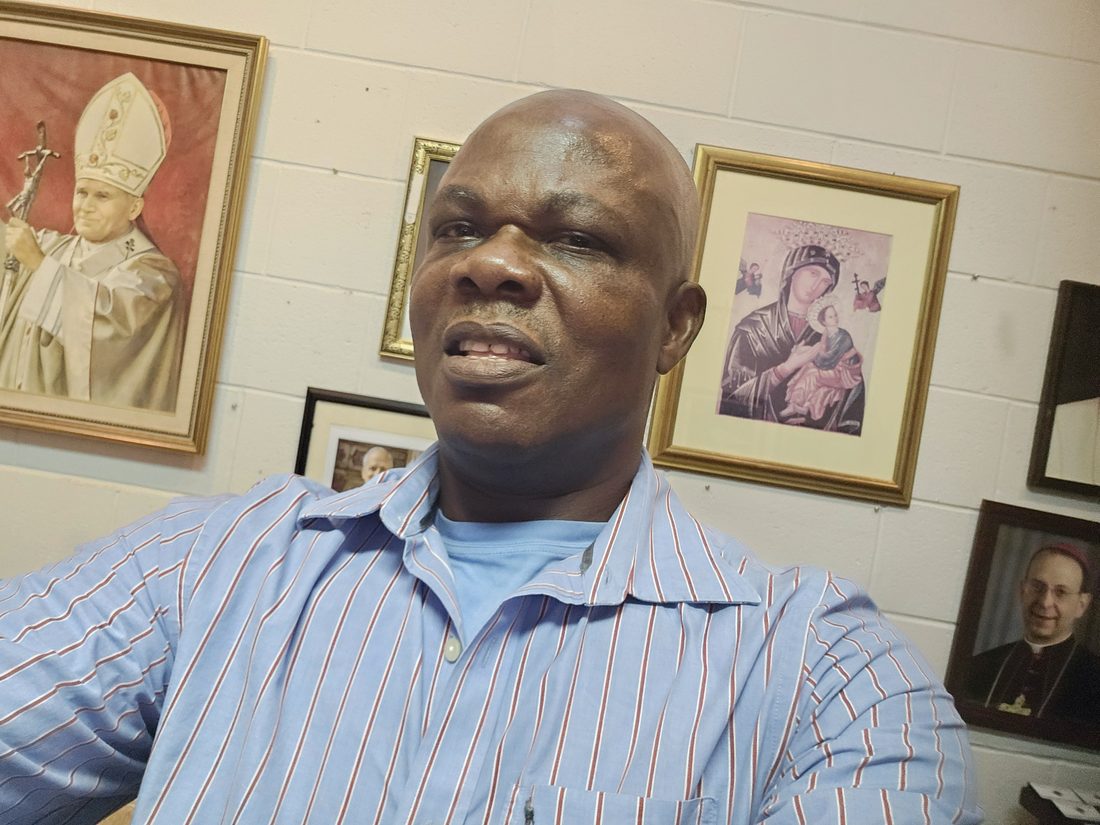 Rufus Paschal at church